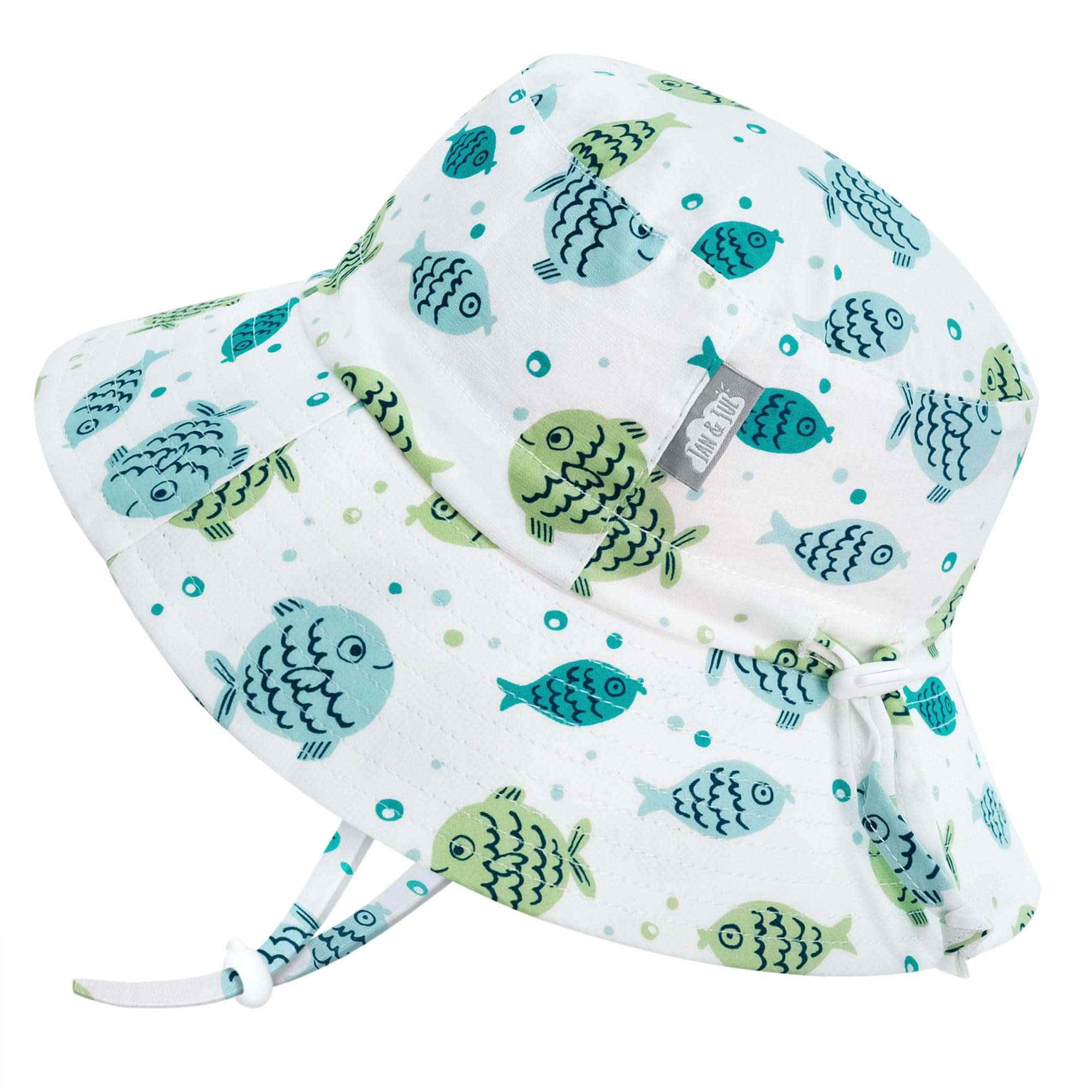 JAN & JUL Baby Toddler Kids Breathable Cotton Bucket Sun-Hat 50 UPF, Adjustable for Growth, Stay-on, Unisex — view 11