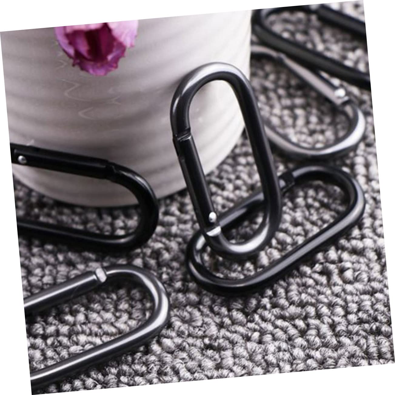 UPKOCH 3 Sätze Oval Buckles Für Wasserflaschen Und Taschen Praktische Karabiner Für Camping Und Outdoor Aktivitäten Und Langlebig 20 Stück * 3