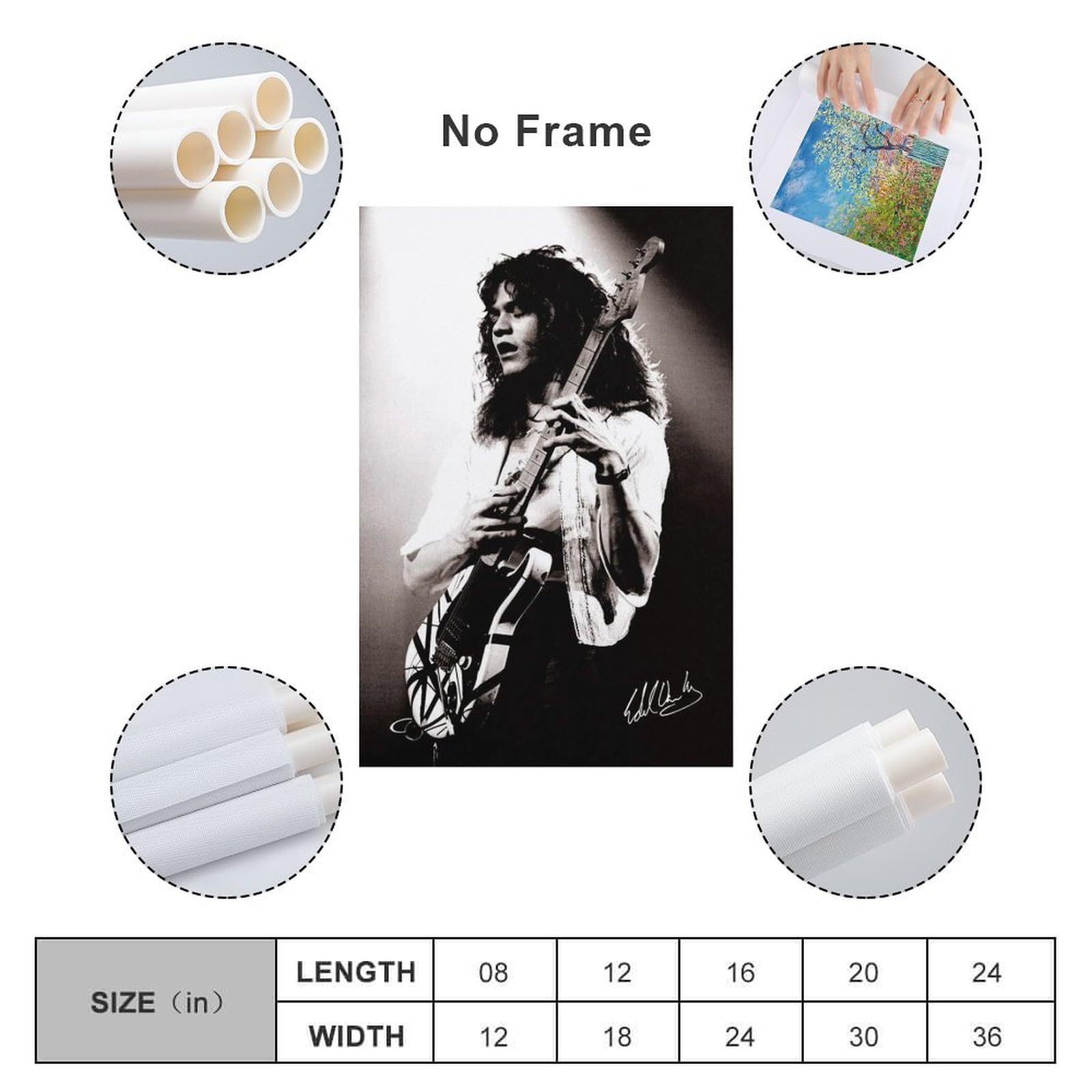 ヴァン・ヘイレン 告知ポスター B2 VAN HALEN 当時物 非売品 希少 VAN HALEN 1981 FAIR WARNING Rare French Promo Advertisement Only