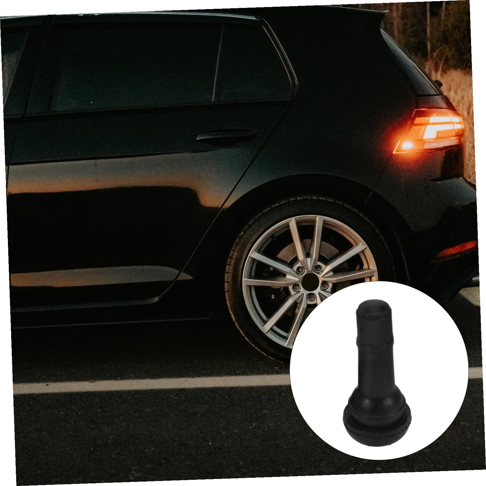 100 Stück Gummi Reifenventile Universalventile mit Hoher Abdichtung und Einfacher Montage Langlebige Gummiventile für Auto Reifen mit Verschleißschutz und Temperaturbeständigkeit
