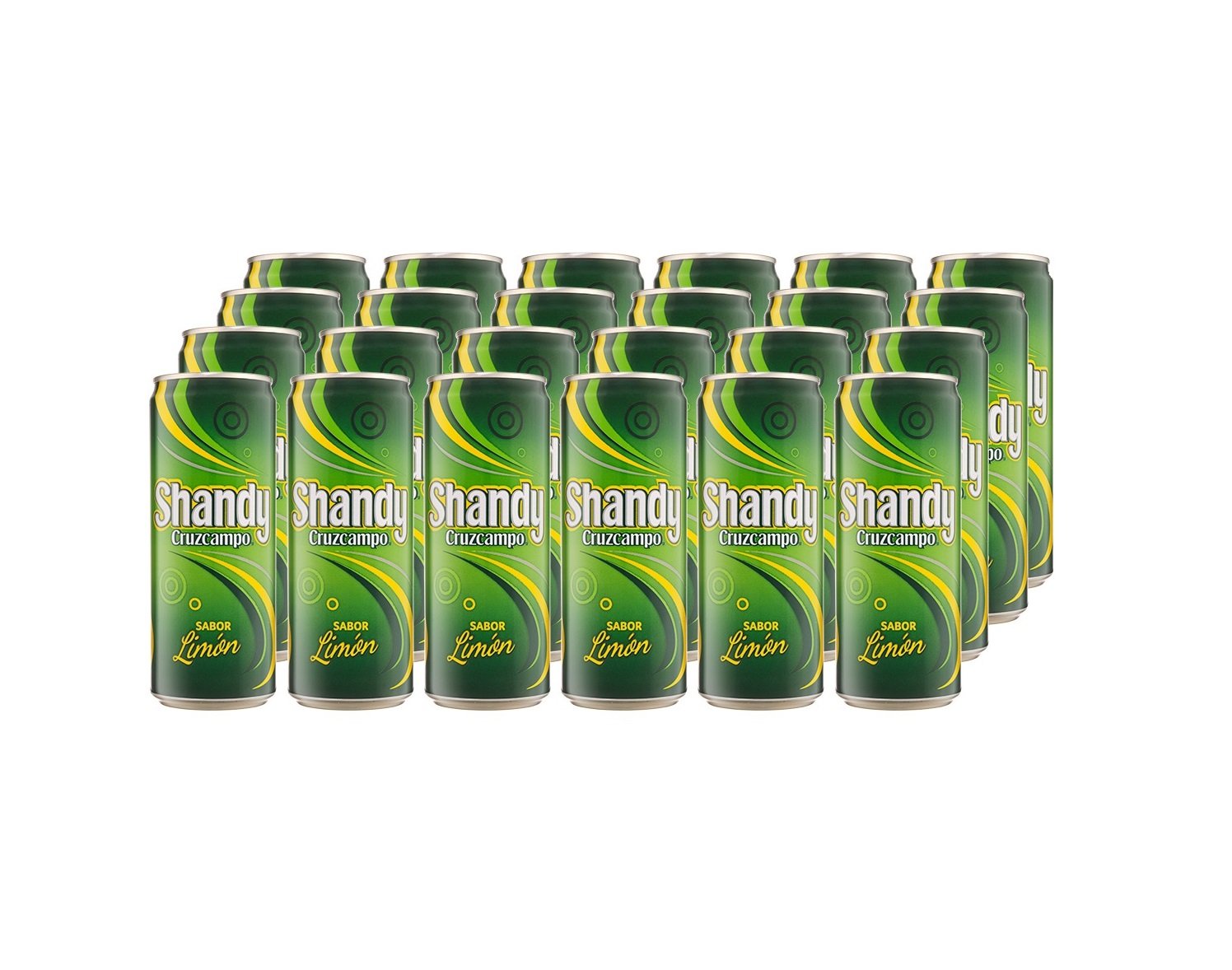 Cruzcampo Bier Shandy Zitronengeschmack 33 cl Pack 24 Stück