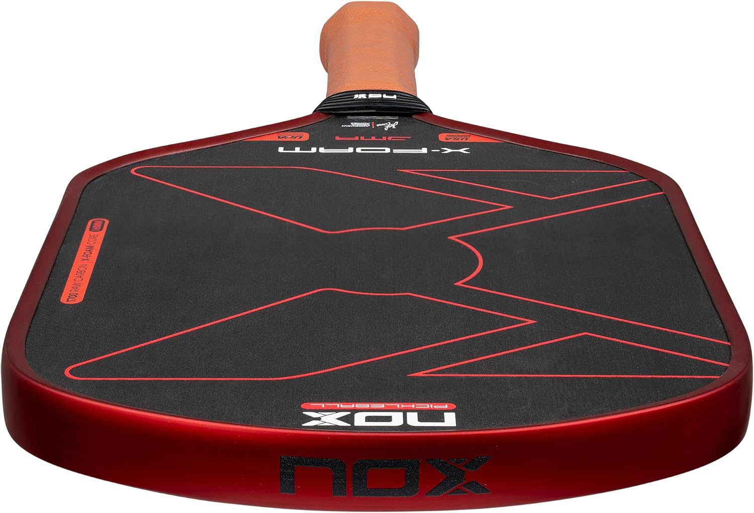 NOX Pickleball Paddle X-Foam JMA 16mm 2026 | Jhonnathan Medina Signature Pickle Ball Paddle | USAP Approved Professional Pickleball Racket | Raw Carbon Face for Tactical Control, Comfort & Spin