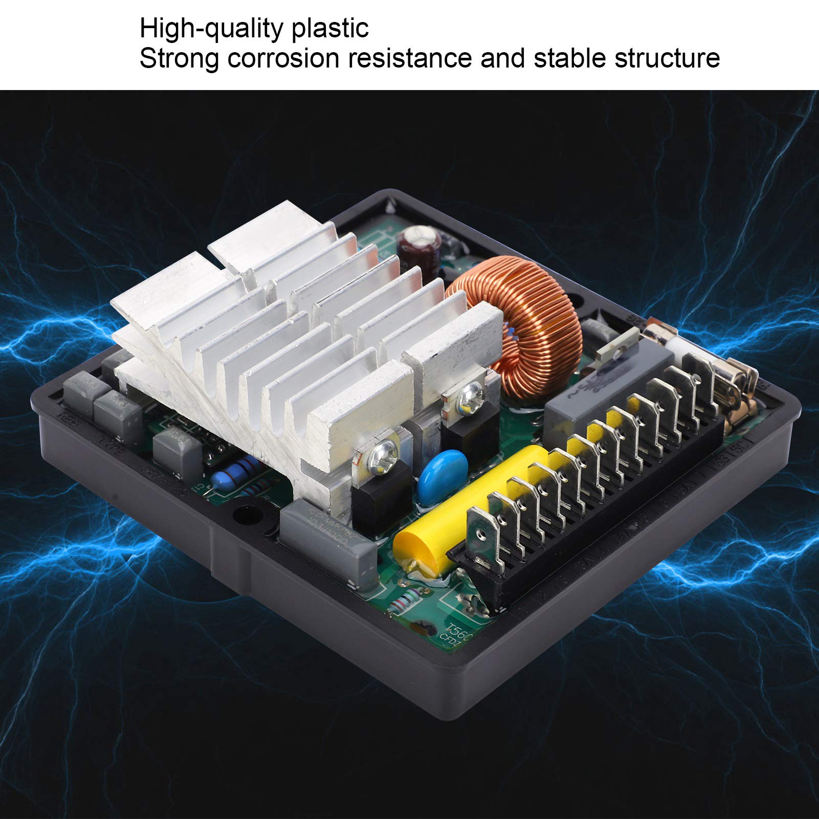 Module de régulateur de tension automatique de générateur SR7-2G Module de régulateur de tension automatique Module AVR de Bonne stabilité pour les domaines