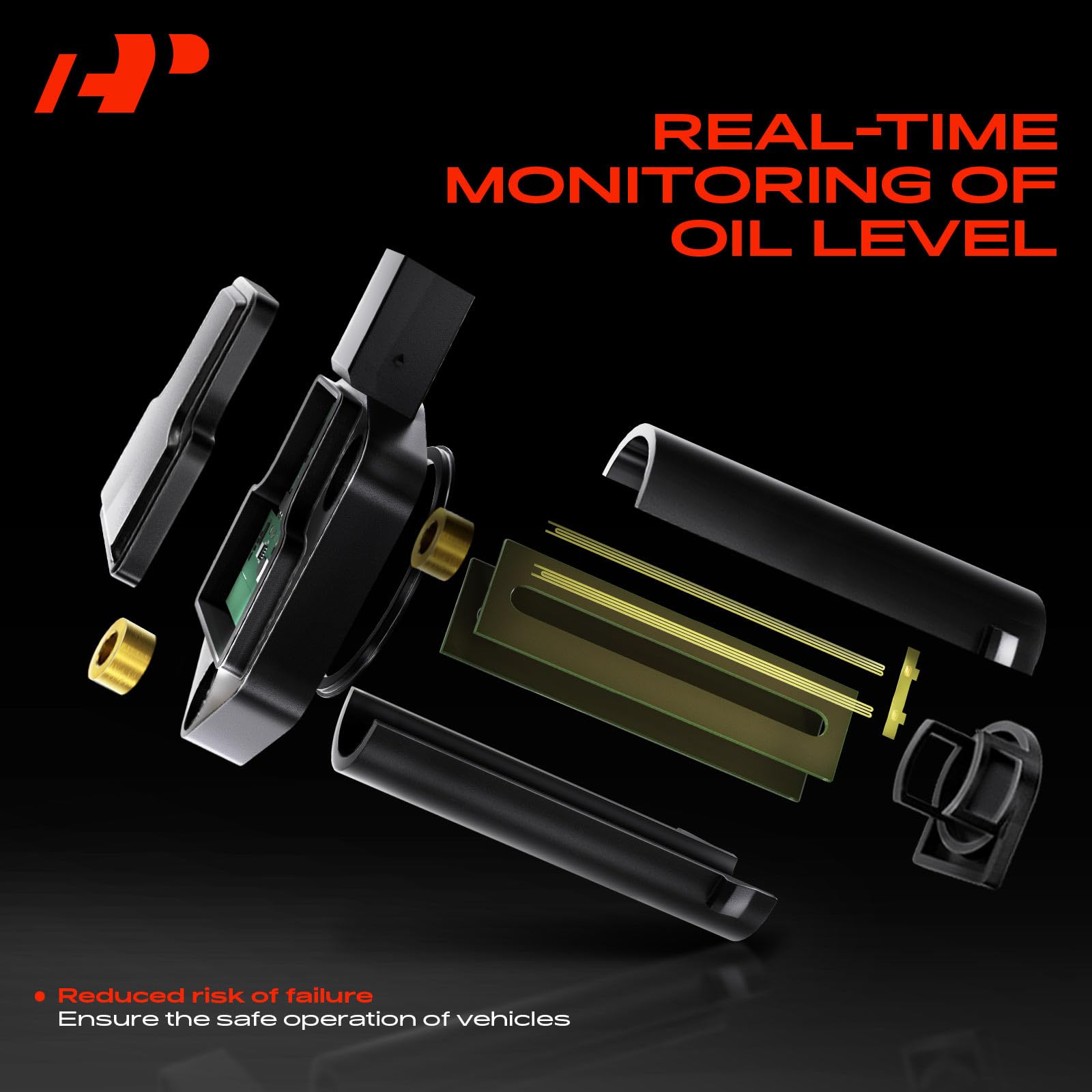 A-Premium Sensor de nivel de aceite del motor compatible con BMW X5, X1, 750i, 750i xDrive, X6, X7, X2, Alpina B7, i8, M550i xDrive, M850i xDrive, M850i xDrive Gran Coupe y Mini Cooper, Cooper Clubman