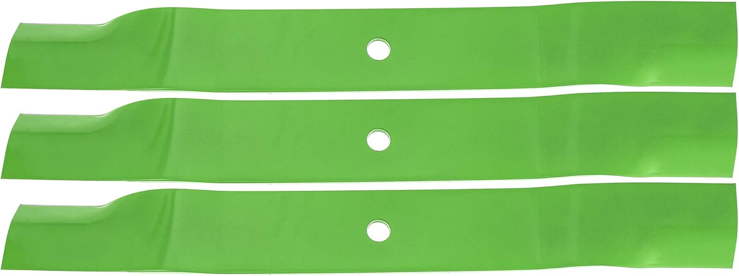 8TEN LawnRAZOR Mower Blade Set for Scag Ferris 61 inch 48111 482879 1520842 Husqvarna 539101733 (High Lift) 3 Pack