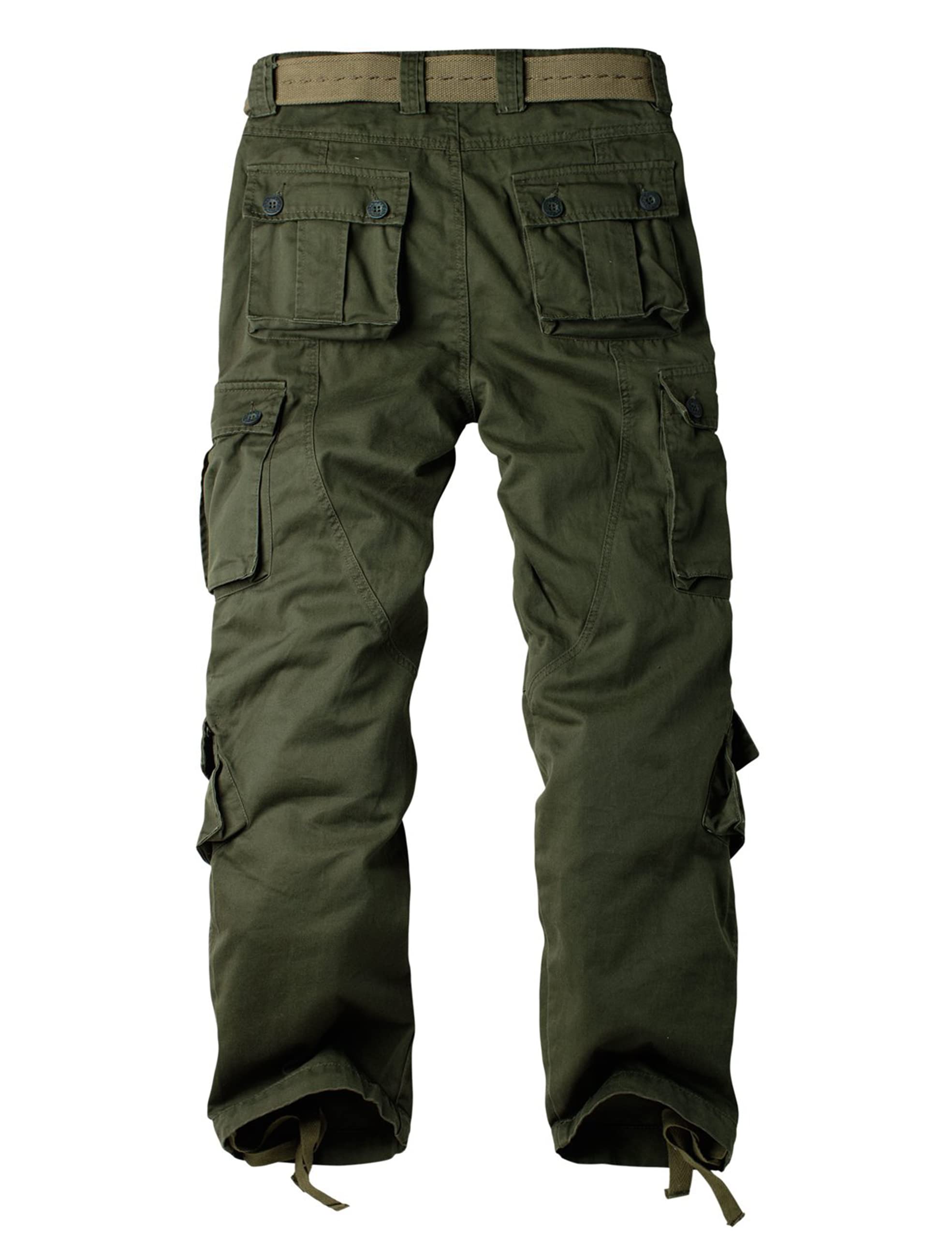 Pantaloni cargo da donna, multi tasche, da trekking, con chiusura lampo, militari, per attività all'aria aperta, rilassati, da trekking