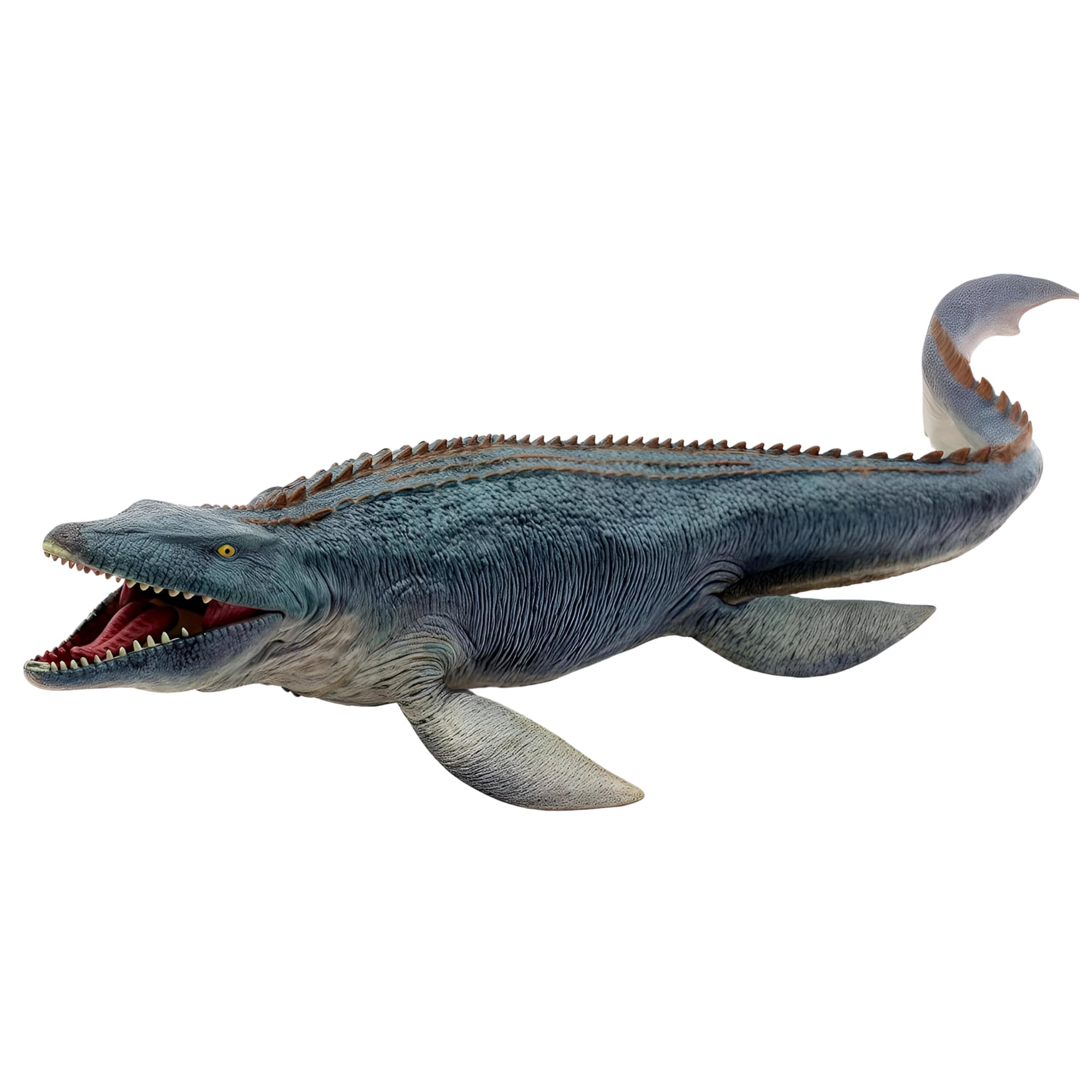 Mosasaurus Toy Dinosaur Action Figure, Realistic Mosasourus Big Dinosaurs Toys for Kids, Mosasaurus Dinosaur Toy for Play and Display, Jurassic Dino Toys for Boys & Girls (Mosasaurus)-picture-32