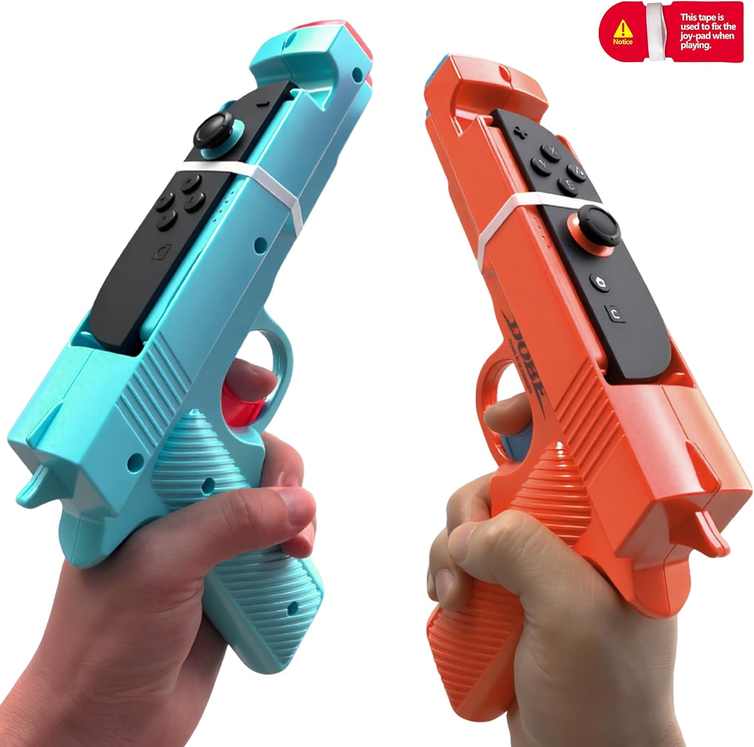 2 Pack Shooting Game Gun Controller for Nintendo Switch 2 Joycon,Gun Hand Grip Motion Controller with Switch 2 Shooter Hunting Games for Resident Evil,Splatoon,Big Buck Hunter & More -Not for Switch 1