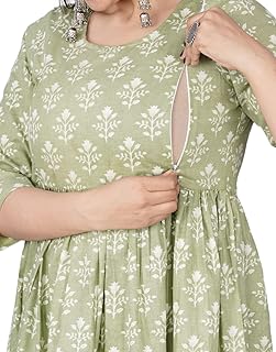 Jikonet Women's Maternity Kurti for Feeding Zippers (VJK)-picture-12
