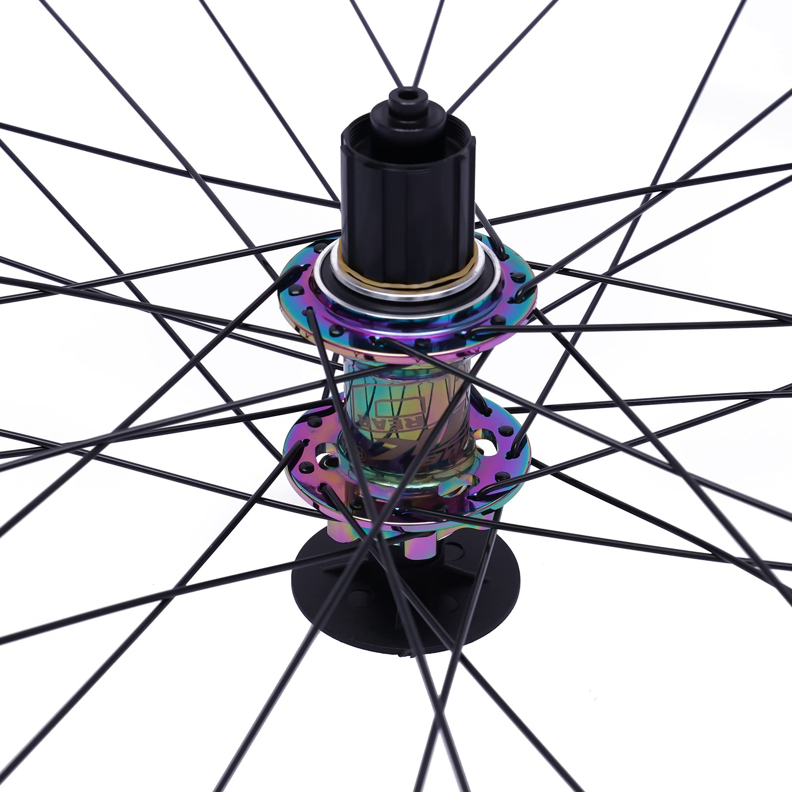 Set di ruote per mountain bike da 27,5 pollici, cerchi in alluminio leggeri, doppio disco a sei fori, ruote per bicicletta a 32 fori, portata 200 kg, compatibile con gruppi di pignoni da 7 a 12
