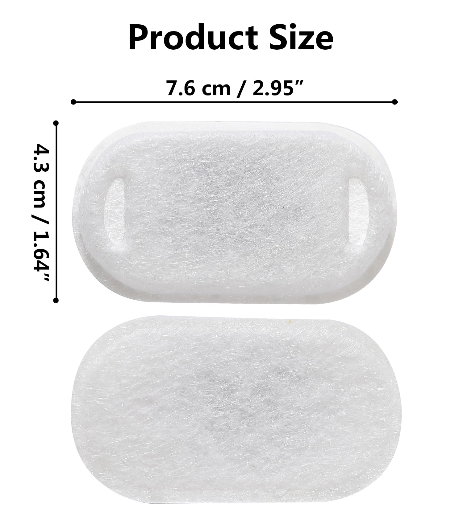 PewinGo Fontanella per Gatti con 12 Filtri Originali - Distributore Acqua con Tripla Filtrazione, 12 Pezzi