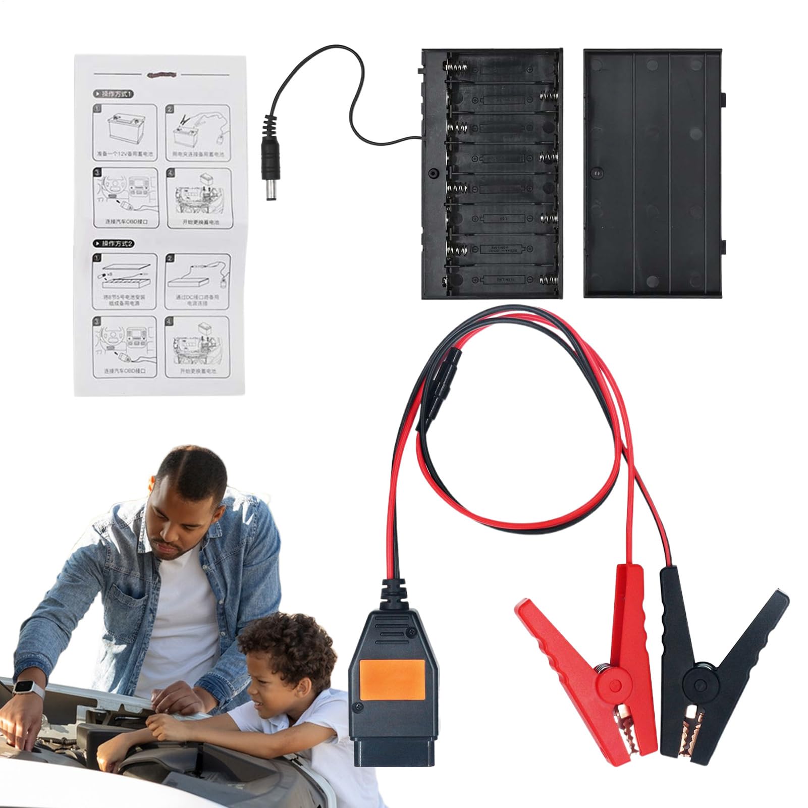 Memory saver para batería de coche y protector del sistema electrónico de vehículos 8