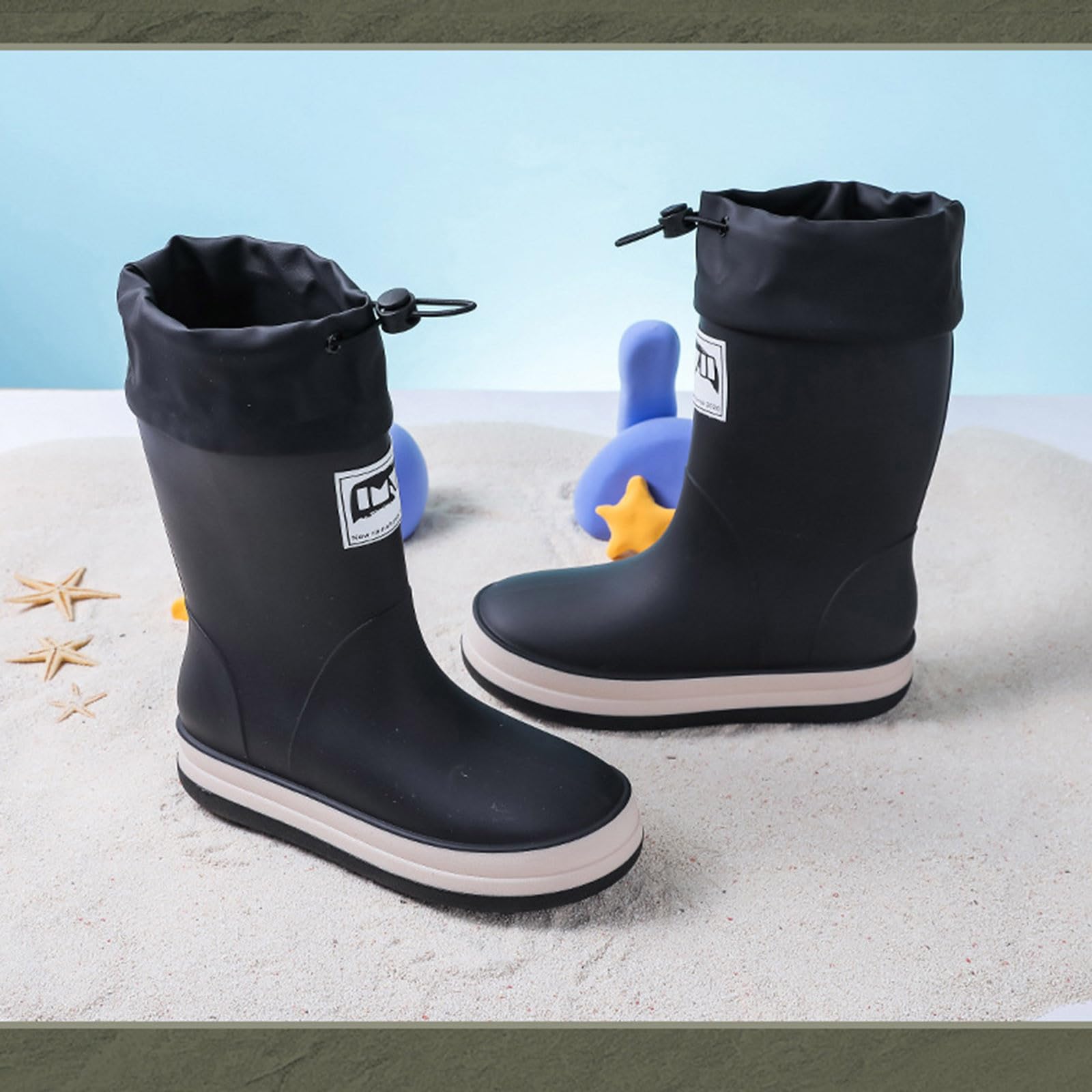 Stivali da Pioggia Antiscivolo per Bambini, Ragazzi e Ragazze, Scarpe per Bambini, Stivali per Bambini Unisex, Stivali da Esterno