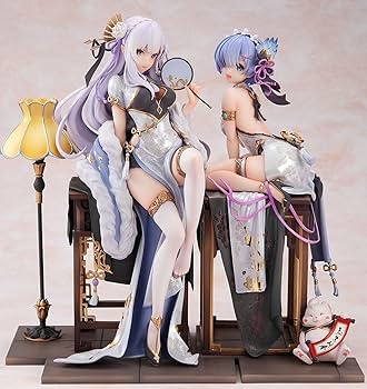 Amazon | Reゼロエミリアフィギュアレムフィギュア22センチ/8.6インチ