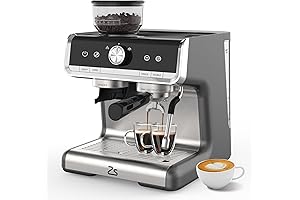 Espresso Machine with Built-in Bean Grinder for a Perfect Pour