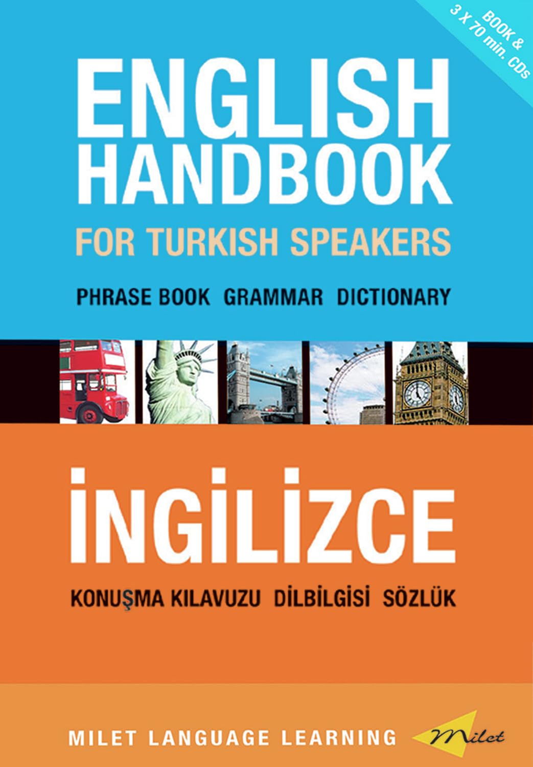 Dogan, Orhan B. English Handbook For Turkish Speakers – Phrase Book, Grammar and Dictionary (Milet Language Learning Series)