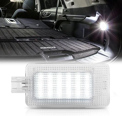 Repuesto de luz LED para compartimento de equipaje, para Ni-ssan Rogue Murano Versa Juke, 6000K 18-SMD blanco maletero interior cortesía bombilla