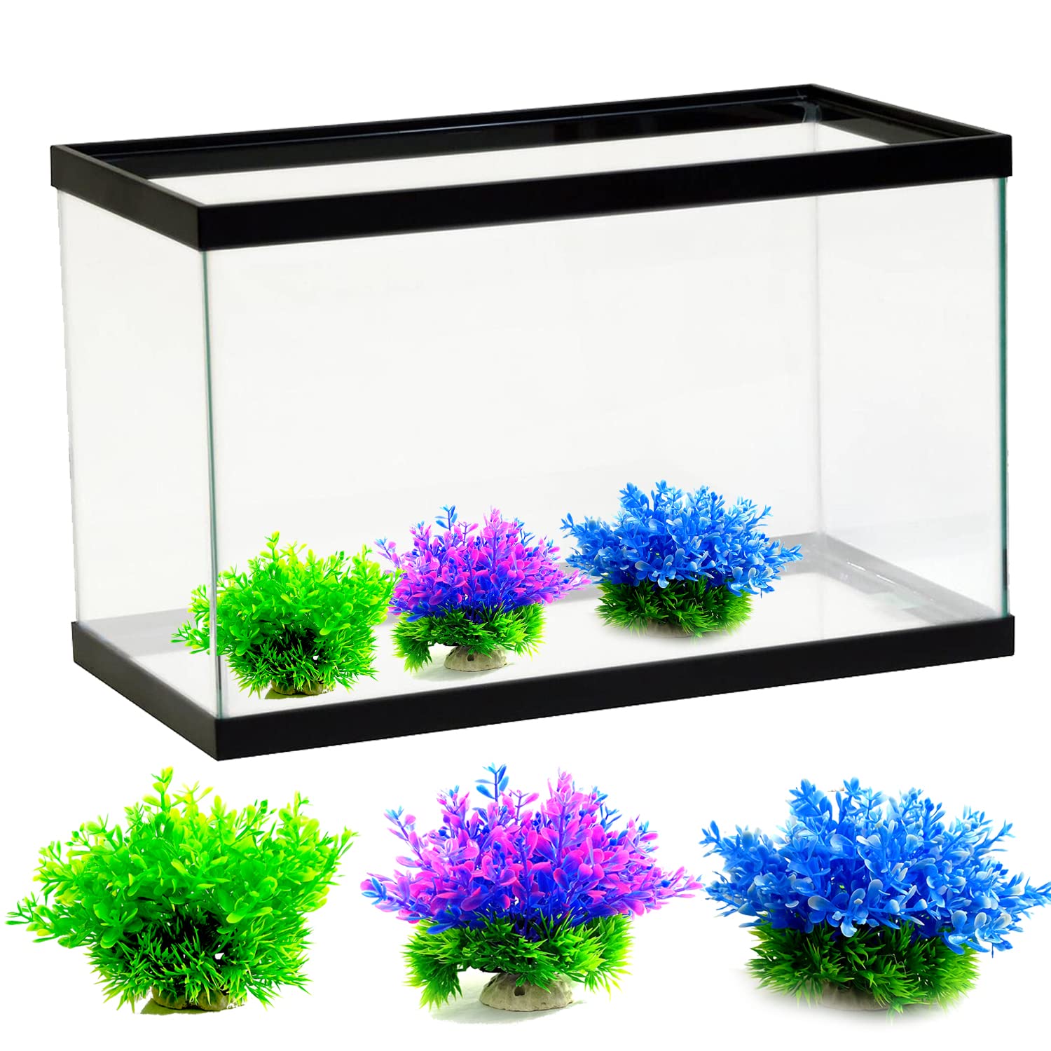 Jainsons Pet Products Artificial Grass Decor Plant Fairy Garden Landscape Scenery Decoration For Aquarium Fish tank decoration Set of 3 (B09MKDYNJK) Amazon Price History, Amazon Price Tracker