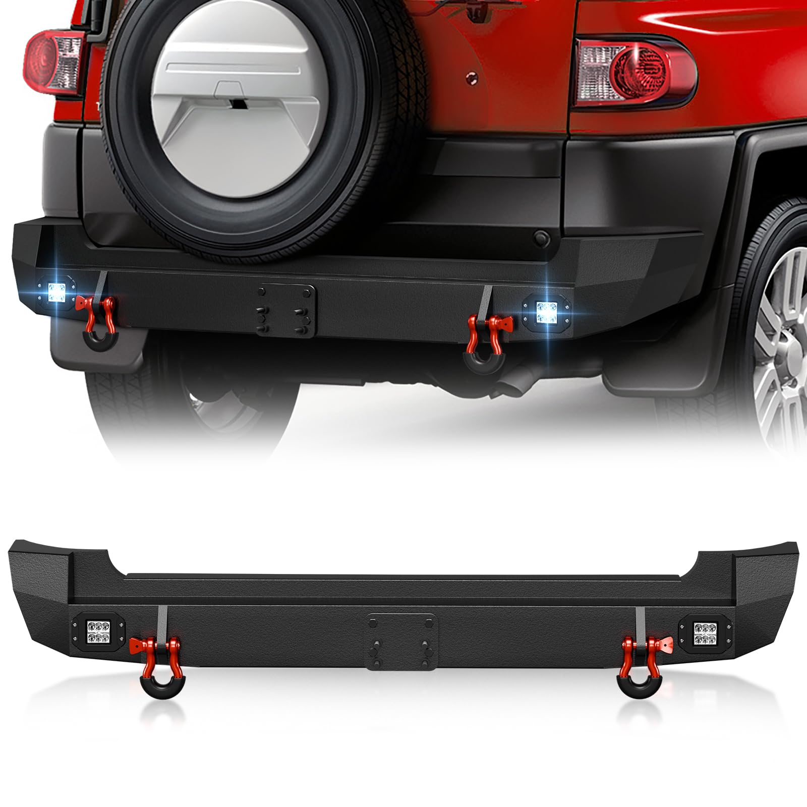 Amazon.com: YZONA for FJ Cruiser Off-Road Rear Bumper