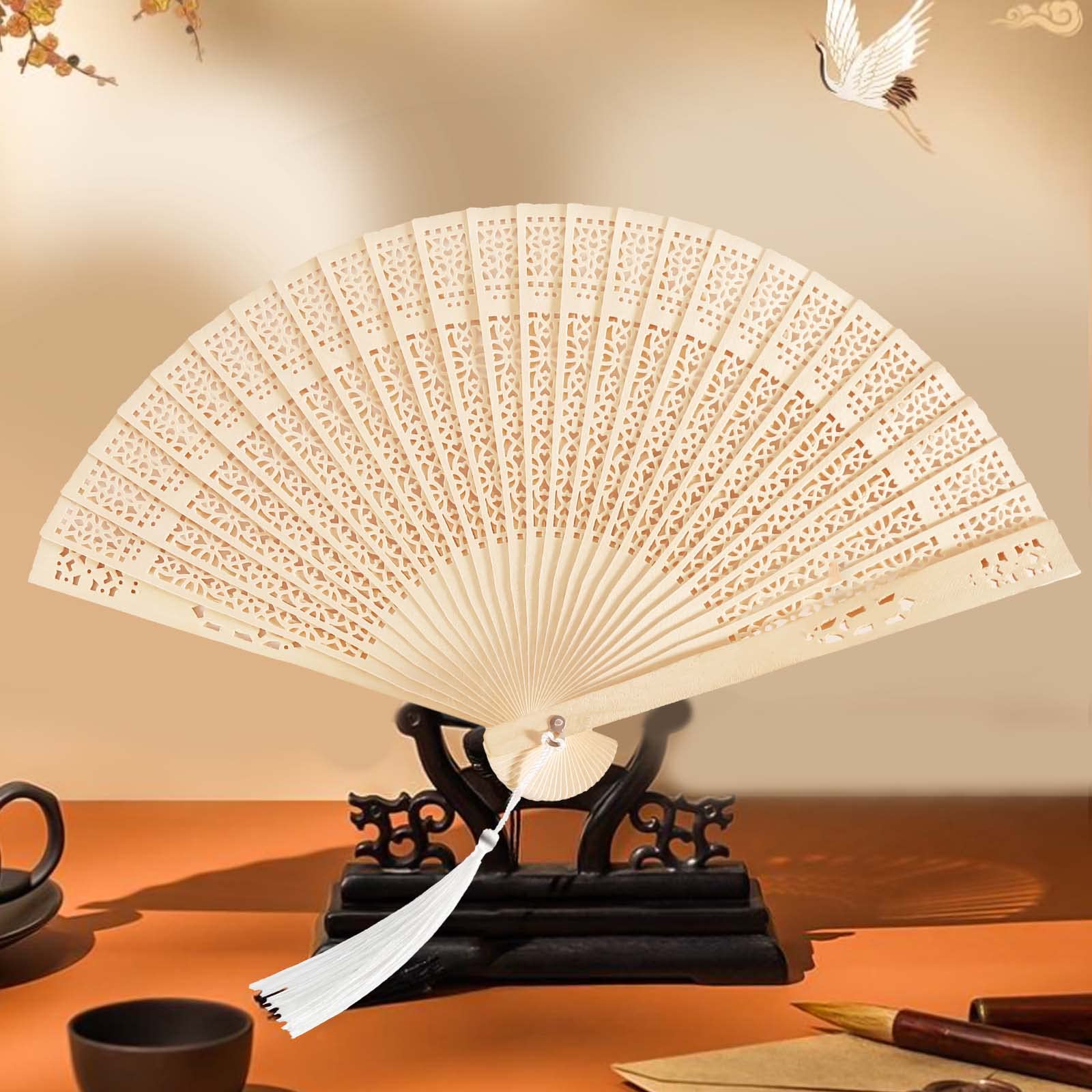 Ventilateurs Pliables,Noir Fans de Bambou Éventails Ventilateur Japonais Soie et Bambou Ventilateurs Pliables,Noir Fans de Bambou Éventails Ventilateur Japonais Soie et Bambou
