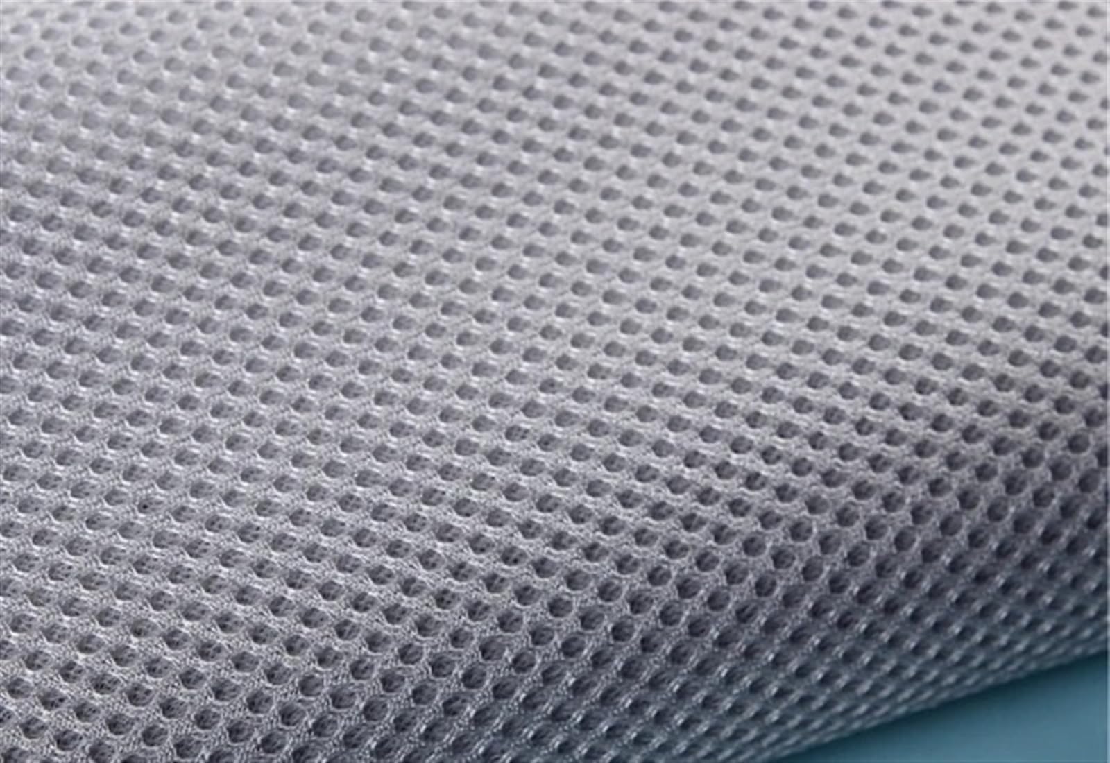 Tela de Malla para Altavoces，Tela Antipolvo Rejilla de Altavoz de Tela, Malla Transpirable 3D elástica(1 Light Gray,160x90CM)
