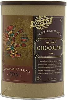 MOCAFÉ Azteca D'oro 1519 Mexican Spiced Ground Chocolate, 3 Pound Tin