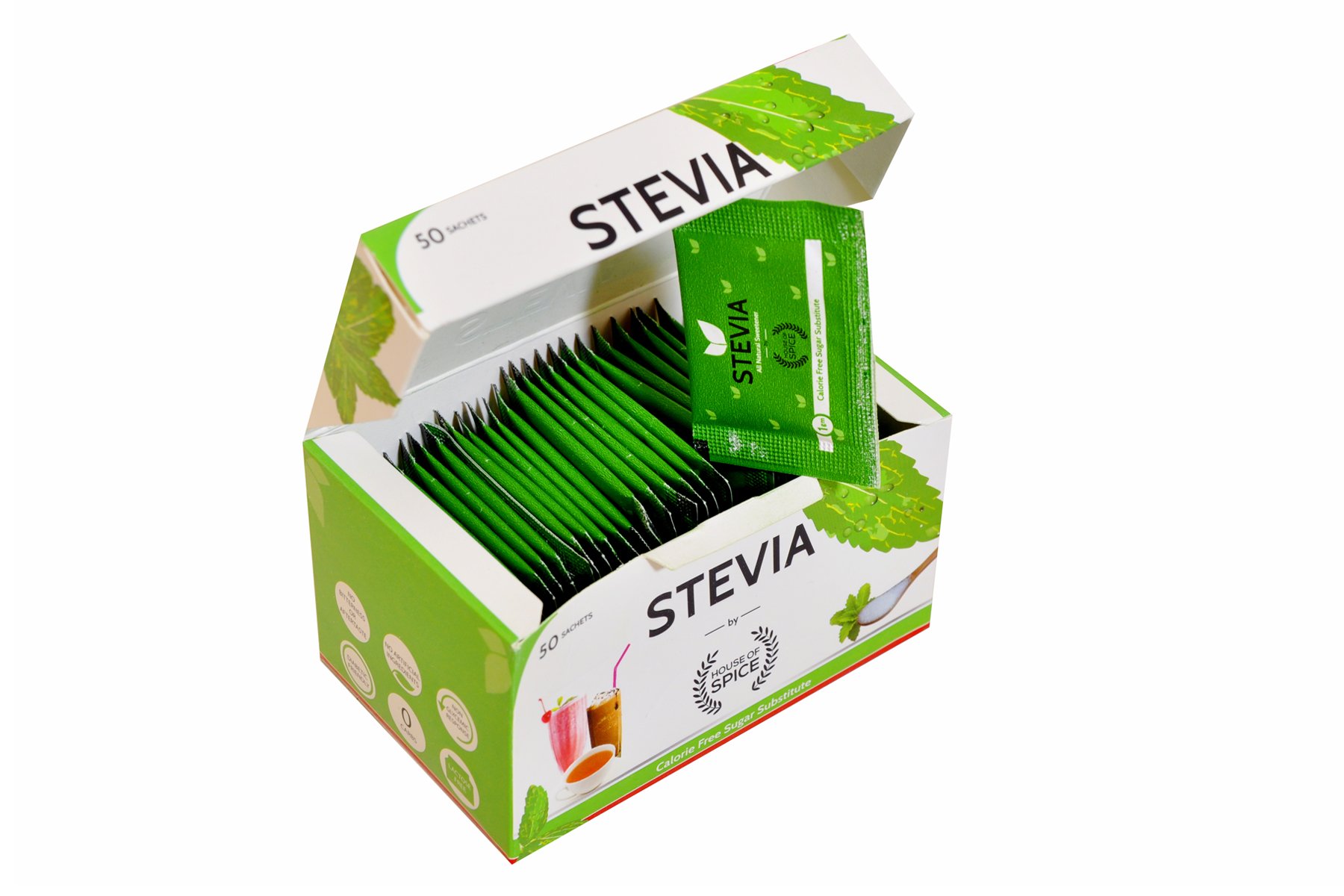 House of spice Stevia sachets – Sugar free white sachets - 50 gm (50 Sachets) - House of spice (B07DHNN5SH) Amazon Price History, Amazon Price Tracker