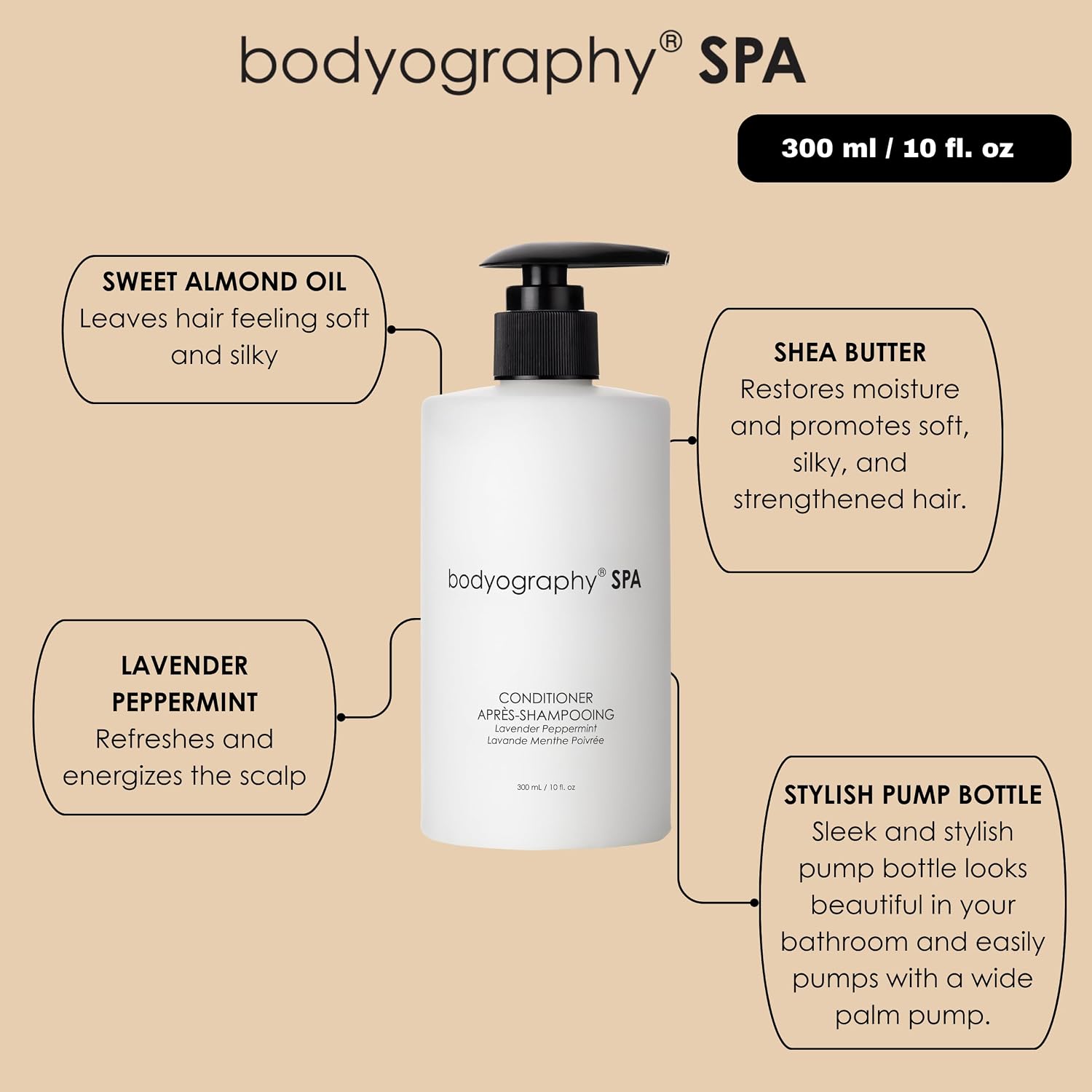 Spa Conditioner by Bodyography for Women - 10 oz Conditioner