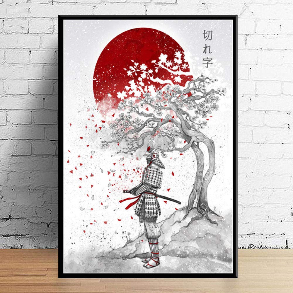 Lienzo Decorativo JWJQTLD - Arte Japonés Kimono Para Pared