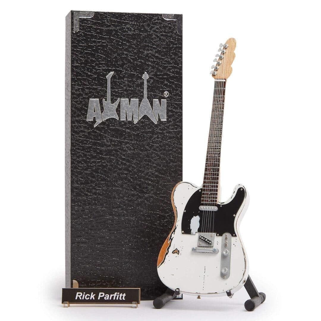 Blanc Guitare – Réplique Guitare Miniature en bois et gratuit support de présentation (vendeur britannique) - Les Beatles, Paul McCartney, John Lennon, RIngo Starr, George Harrison Blanc Guitare - Réplique Guitare Miniature en bois et gratuit support de présentation (vendeur britannique)