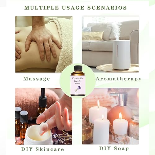 Miniatura 46 de Aceite esencial de sándalo 4 oz - Aceite de sándalo para difusor y aromaterapia, piel, masaje, 4.1 fl oz