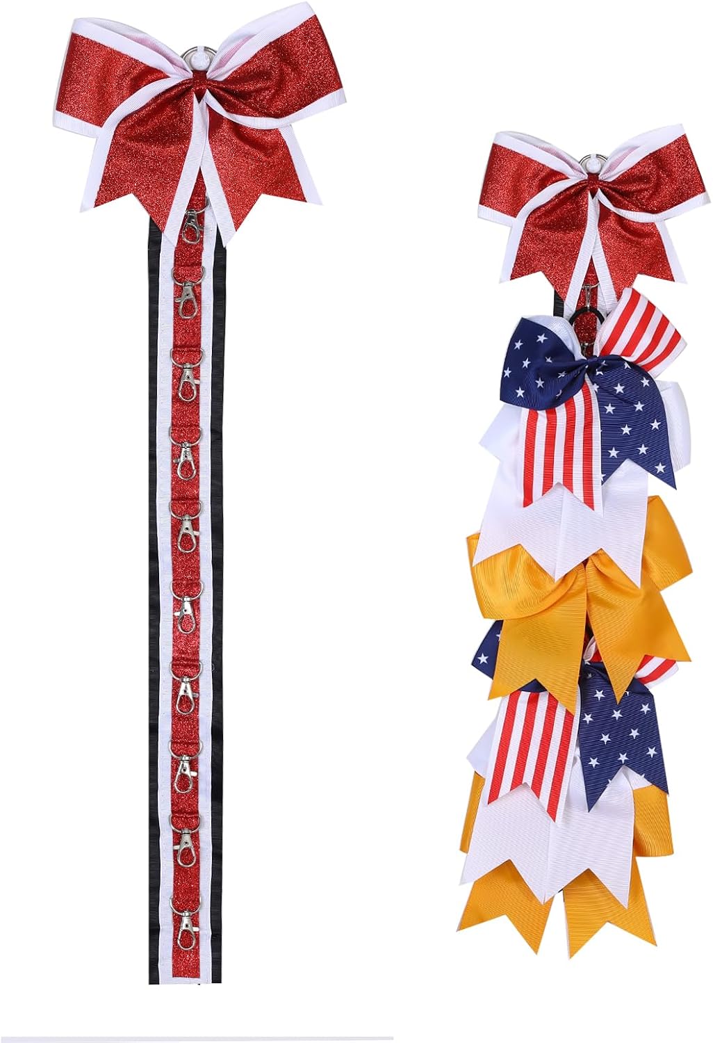 Handmade Cheer Bows Holder, Wall Hanger for Cheerleading Teen Girls High School College Sports