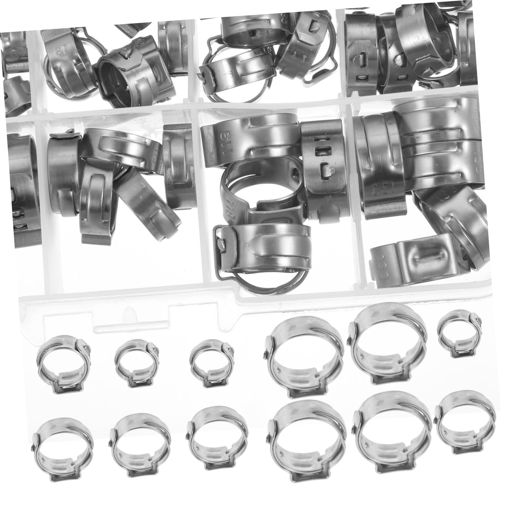 Colliers serrage inox résistants à la corrosion avec anneaux cinch