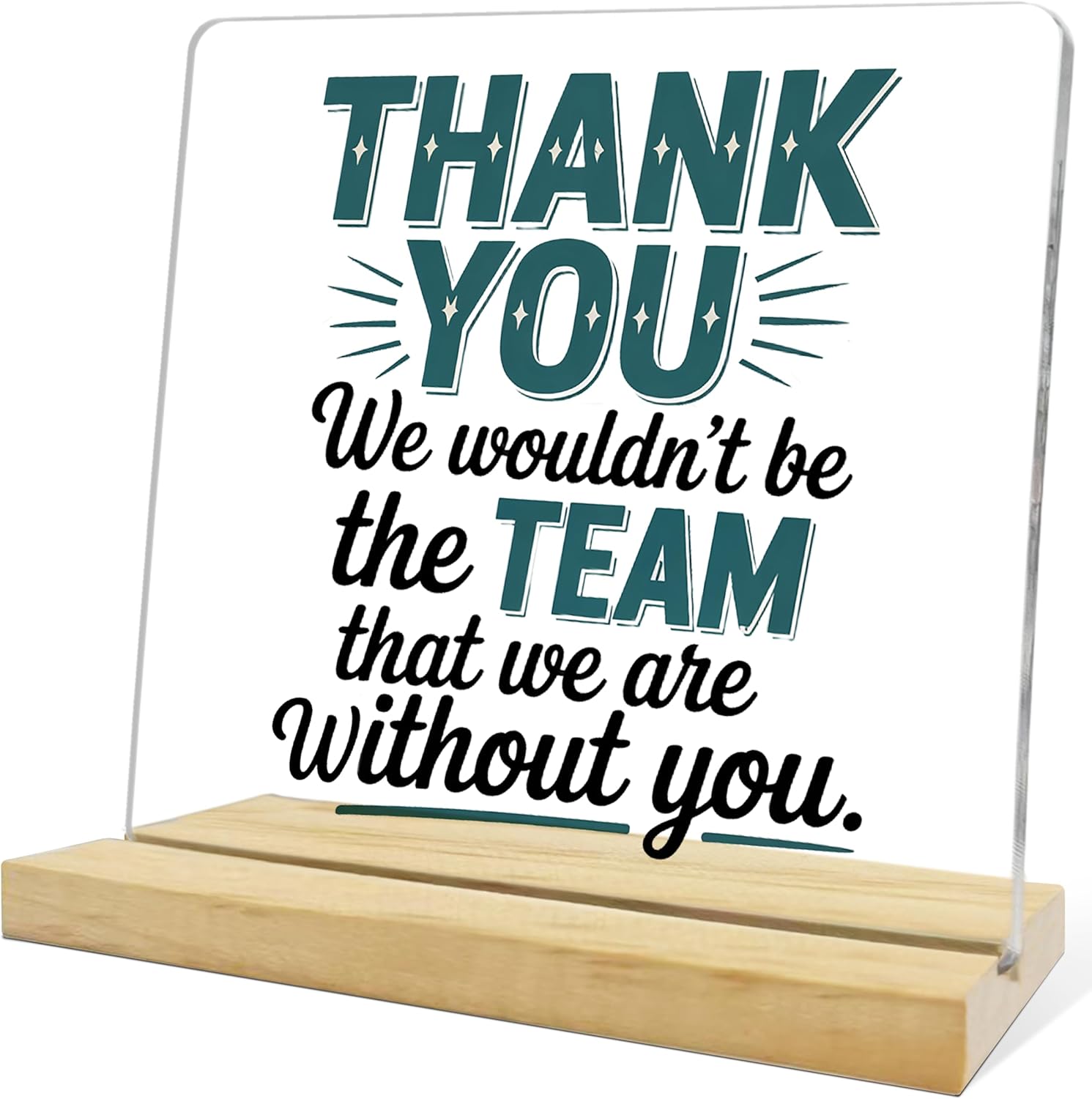 Thank You Boss Gifts for Women Men,Gratitude Gifts for Boss,Boss Desk Decor Acrylic Desk Plaque Sign