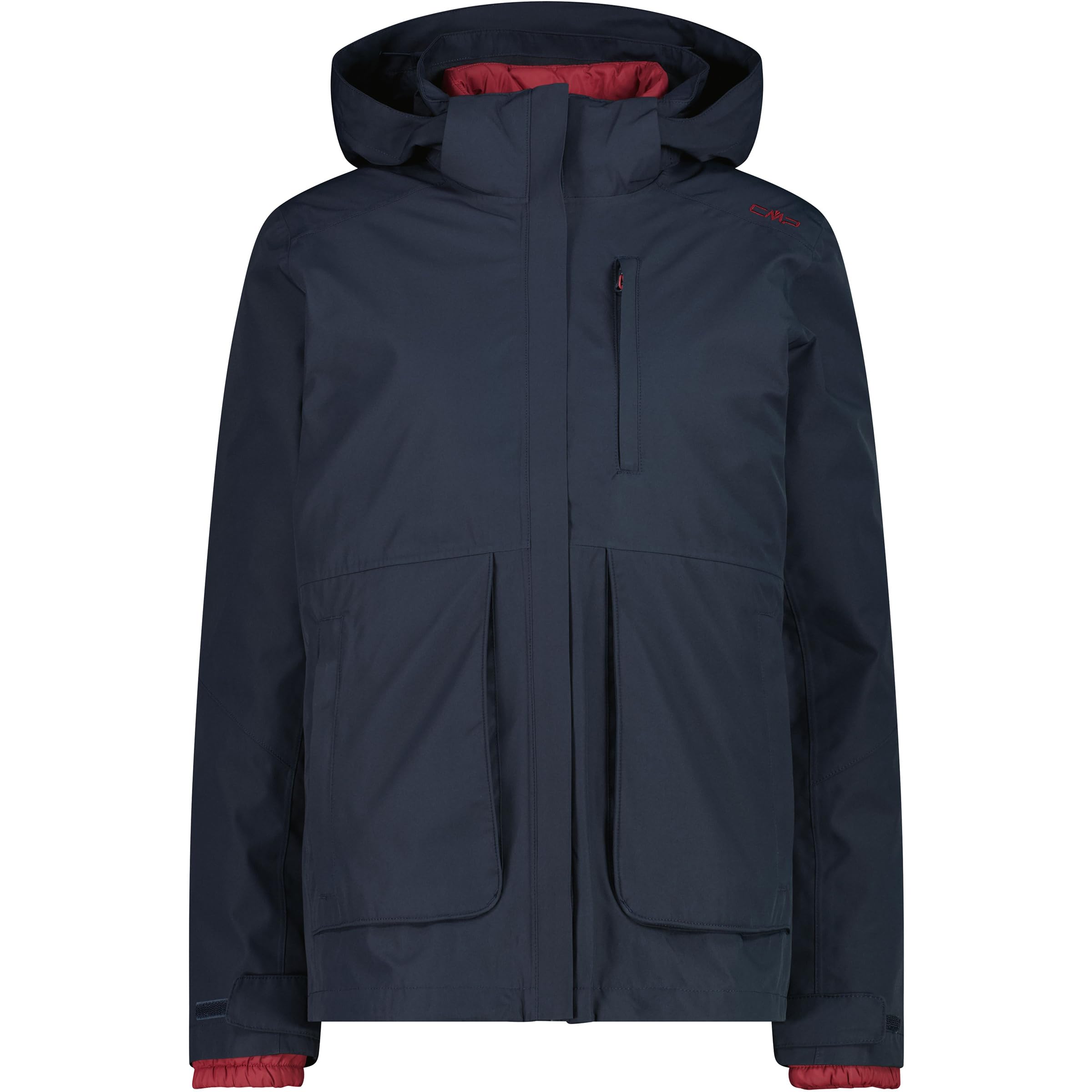 CMP Giacca multifunzionale 3 in 1 da donna con strato interno staccabile in piumino sintetico, 35Z1456D