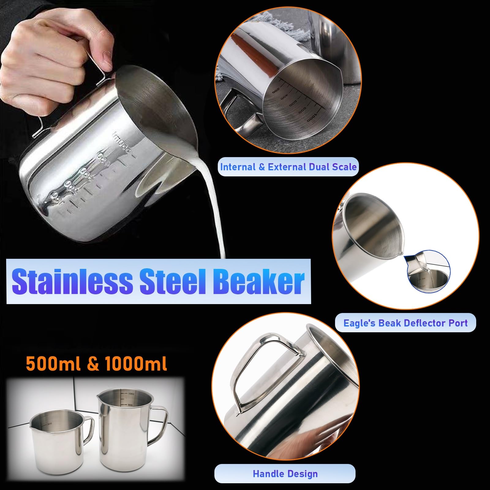 Stainless Steel Pendulum Beaker Sampler Ladle, Liquid Sampler Pole ...