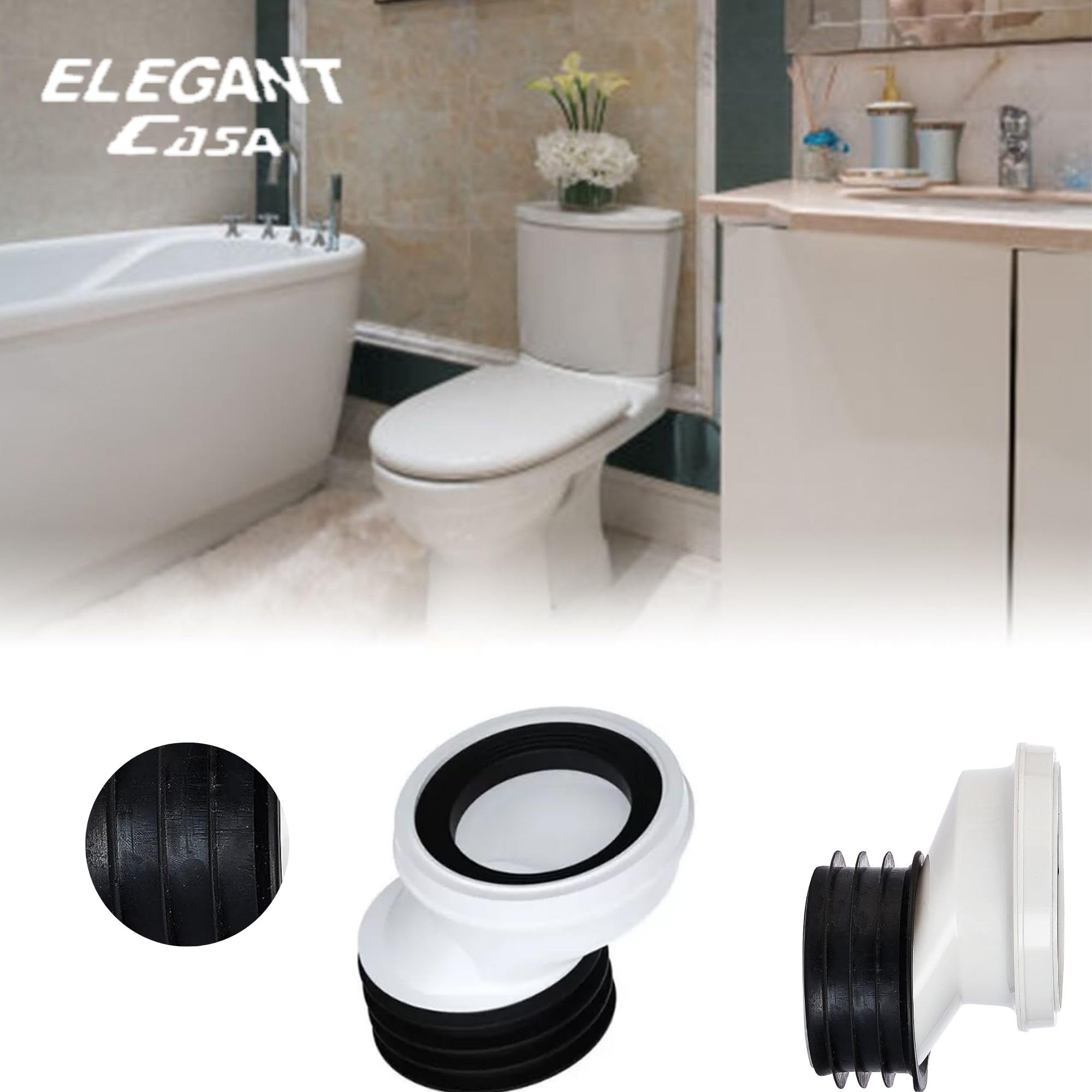WC Pan Connector - Durable & Easy Install -7