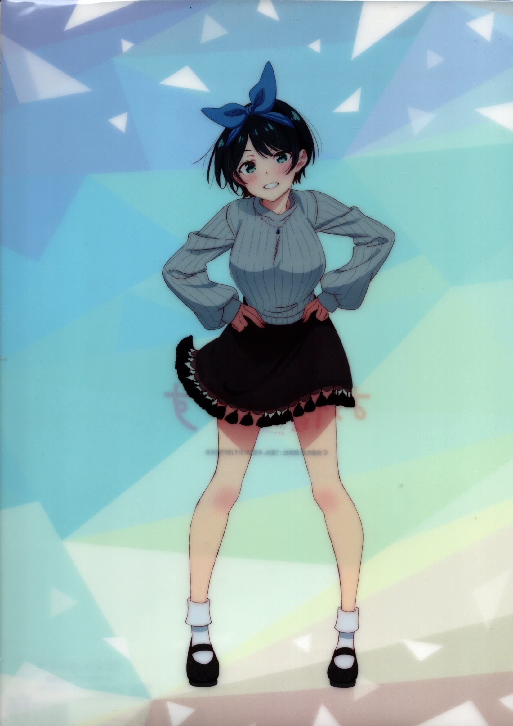 彼女、お借りします　更科瑠夏　クリアファイル 彼女、お借りします] クリアファイル (更科瑠夏/ウエディング水着