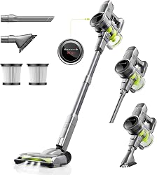 kalado Cordless Vacuum Cleaner KCV01, 26KPA 250W Hoover C…