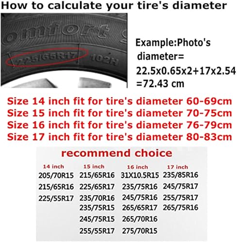 Miniatura 3 de I Go Where I'm Towed, cubierta de neumático de repuesto, impermeable, a prueba de polvo, universal, de 14 pulgadas, protectores de rueda de repuesto