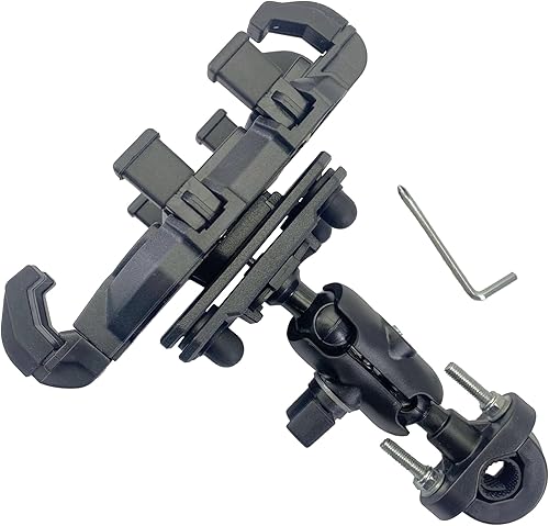 Miniatura 3 de Soporte de teléfono para motocicleta con amortiguación de vibración, diseño de rotación de 360 grados, soporte de teléfono para bicicleta y más