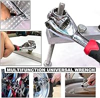 Vista 7 de Universal Wrench 52 in 1 Socket Wrench Tool with Multifunction 360 Degree Rotating Head, Spanner Tool for Home and Car Repair