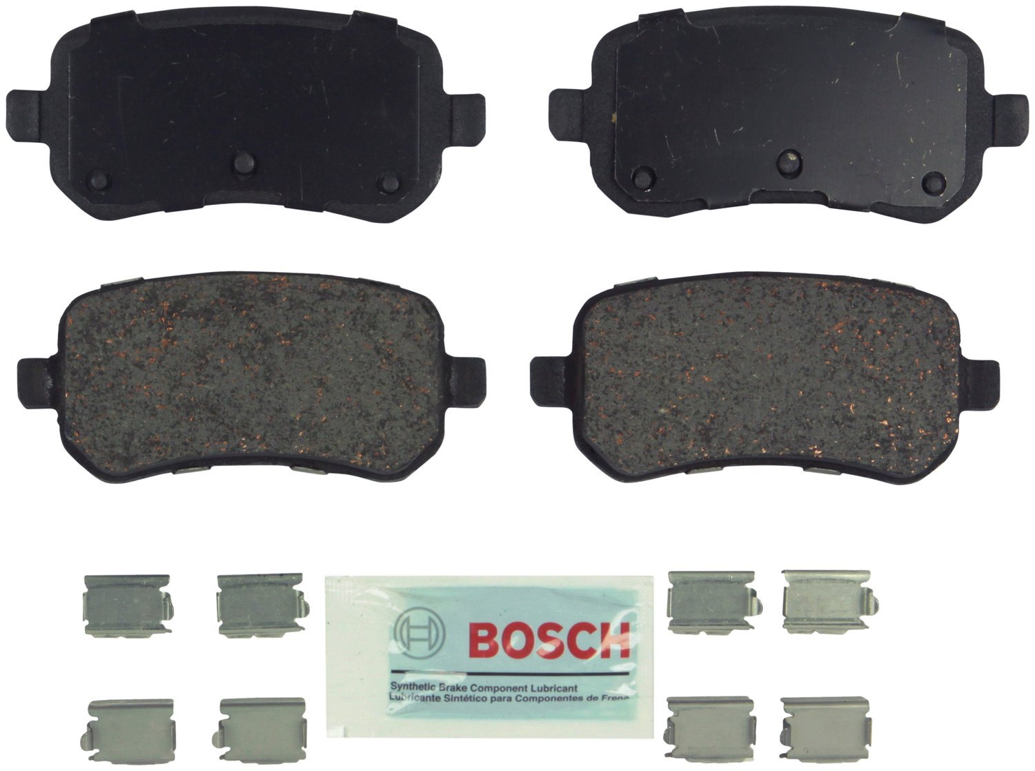 Bosch BE1324H Blue Disc Brake Pad Set with Hardware - FRONT — view 282