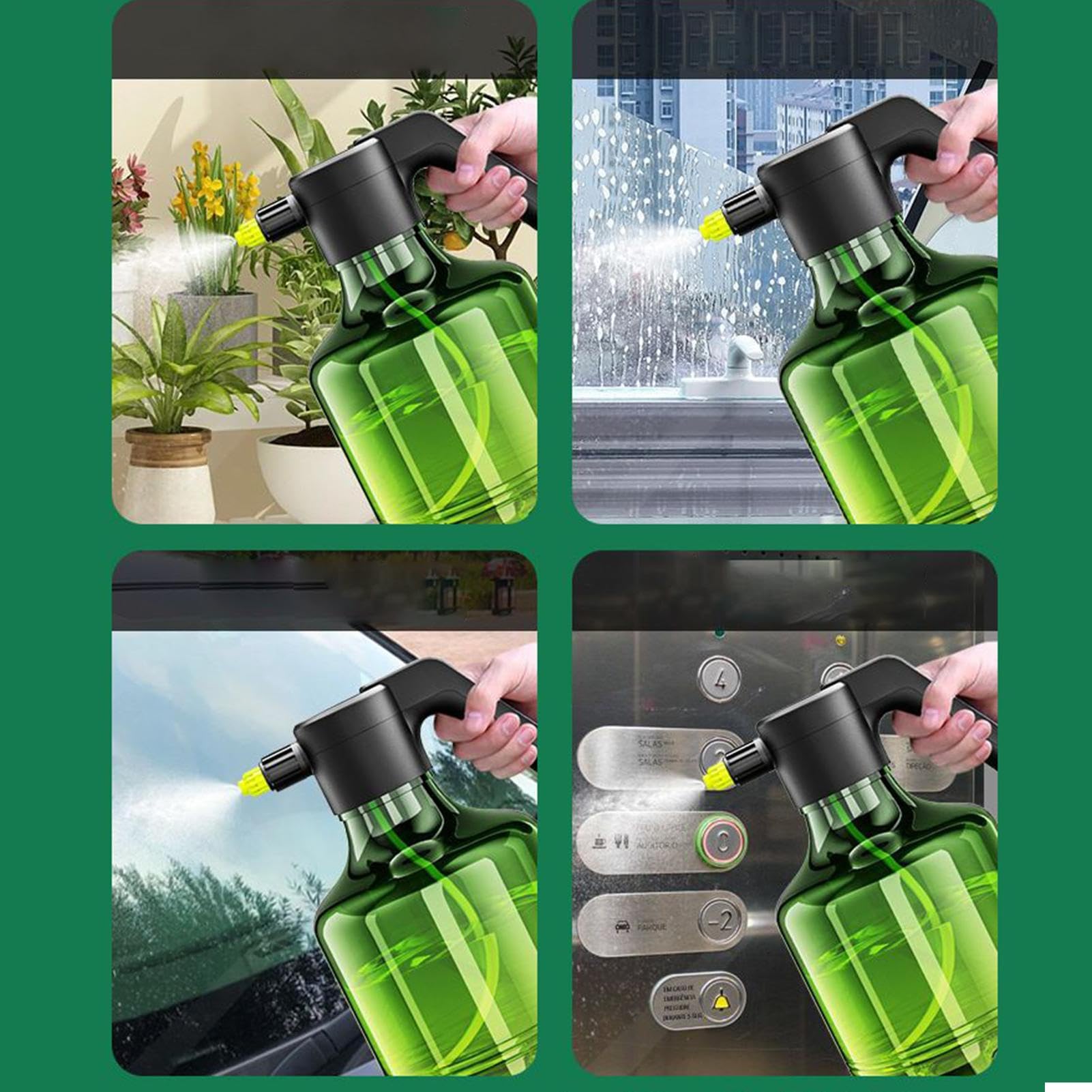 Pulvérisateur de Jardin 1.9 litres Portable et Rechargeable