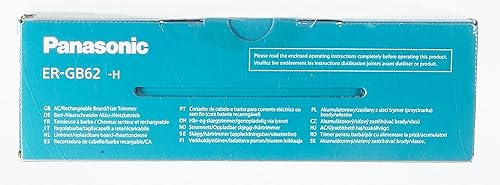 Miniatura 15 de Panasonic ER-GB62 Cortadora de barba y cabello con 39 niveles de corte