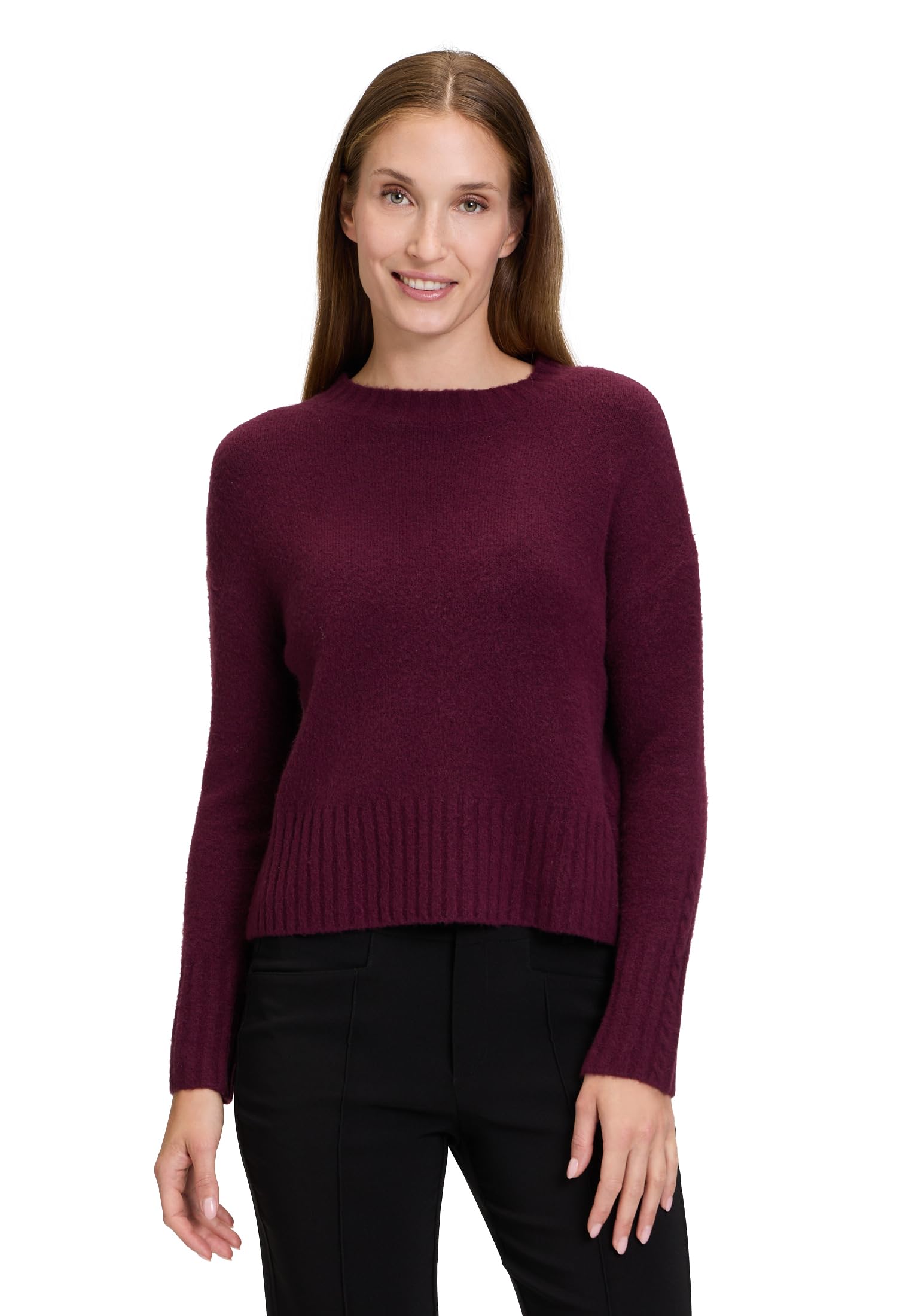 Cartoon Women's Knitted Crew Neck Jumper
