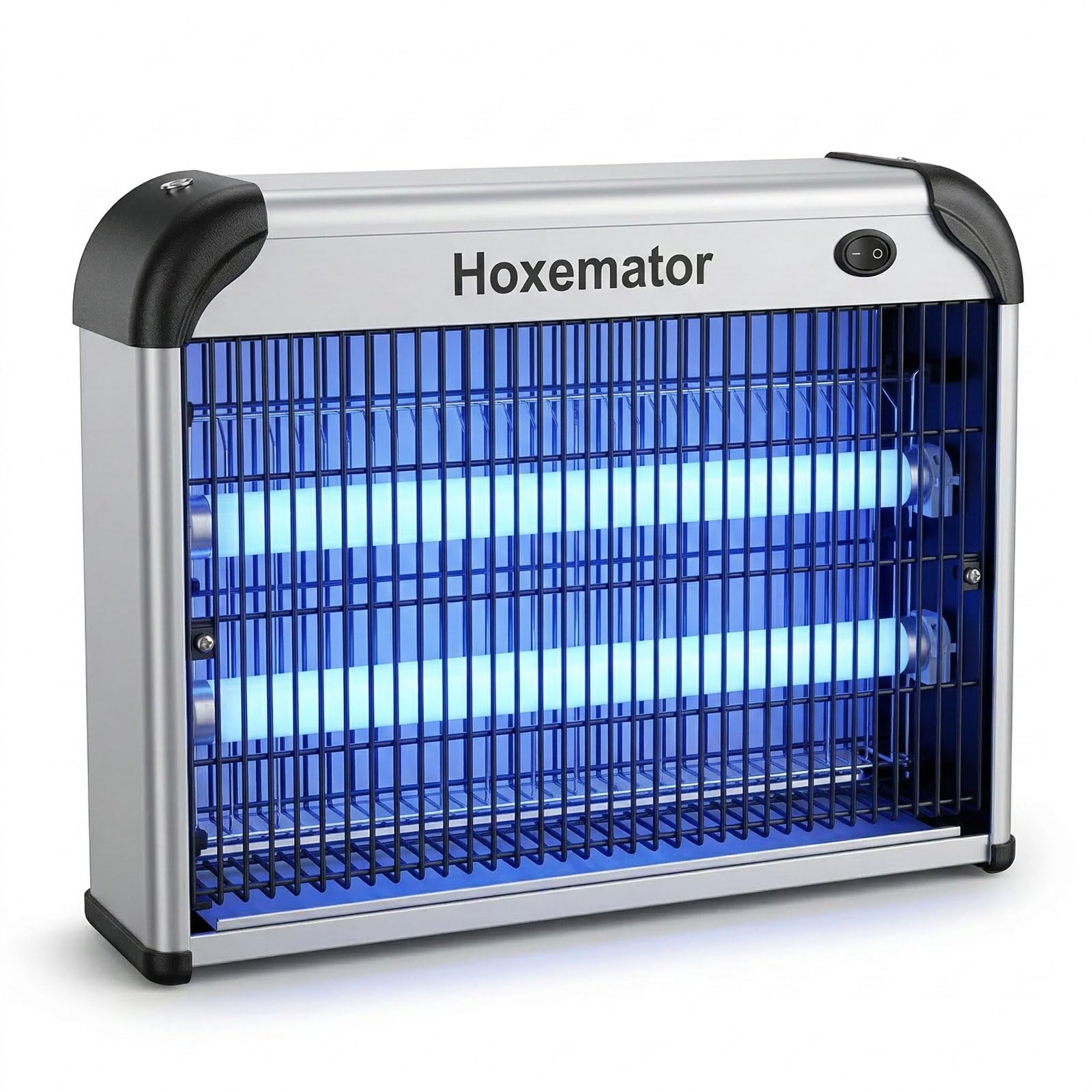 Antizanzare Elettrico 20W Lampada Zanzare con Luce UV 365nm, Zanzariera Elettrica Esterno e Interno, Chimica-Free, Silenziosa Trappola Insetti e Mosche per Camera, Cucina, Patio, Giardino