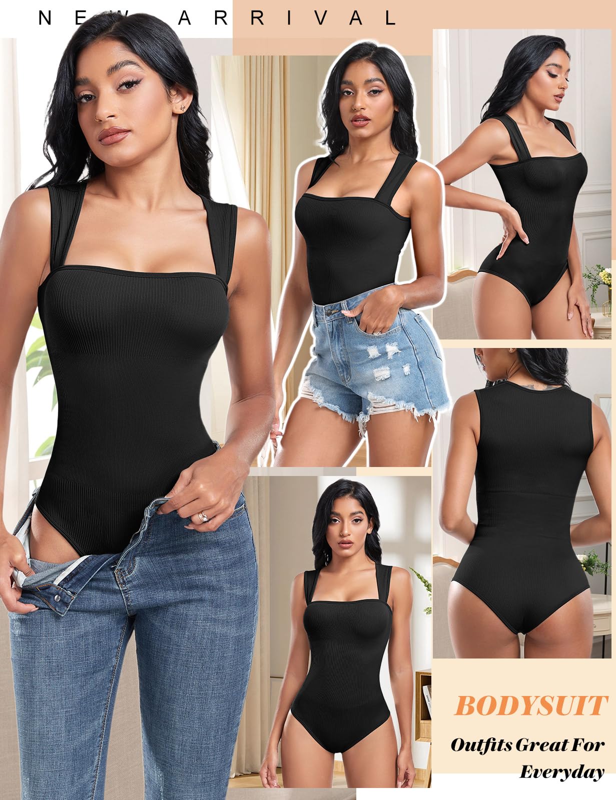 Tuopuda Body modelujące wyszczuplający brzuch kompresja tank top