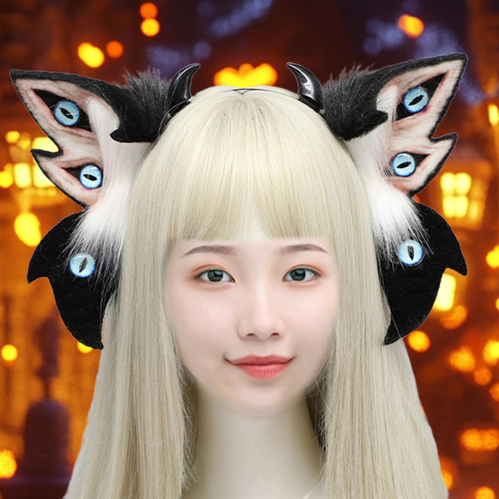 TISHITA Diadema con Orejas de Animales para Disfraces, Ideal para Fiestas Temáticas Y Festivales para Adultos.