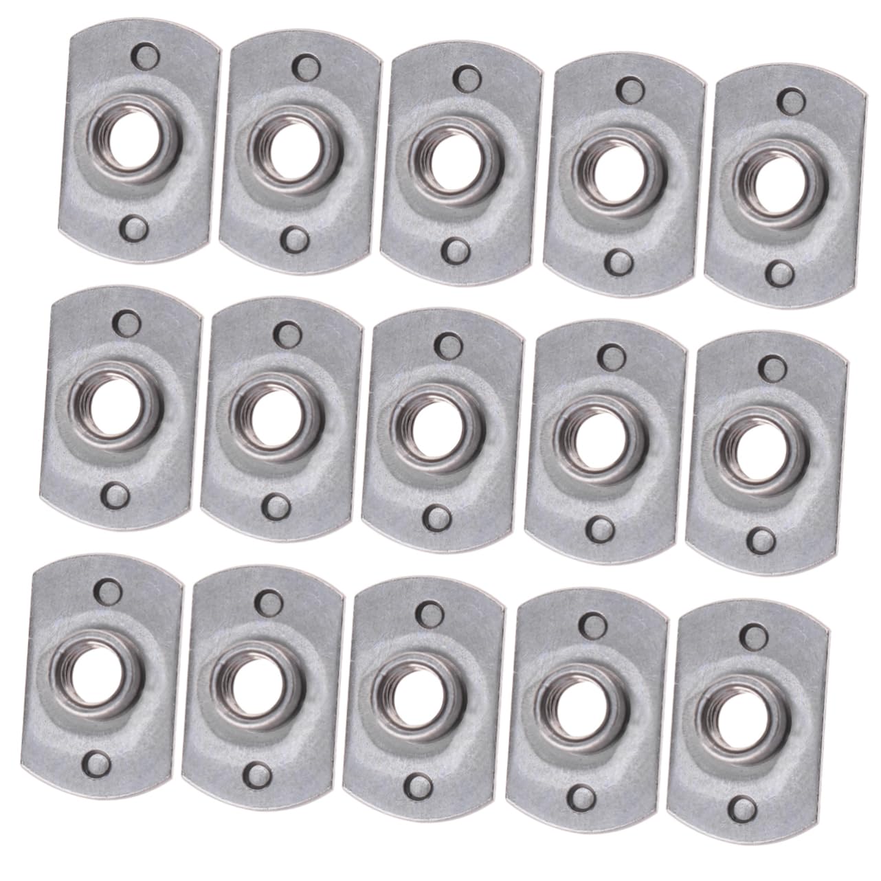 Shaped Welded Carbon Steel T-Nuts for Projects Multi-Purpose Insert Nuts for Use Easy to Install Compatibility